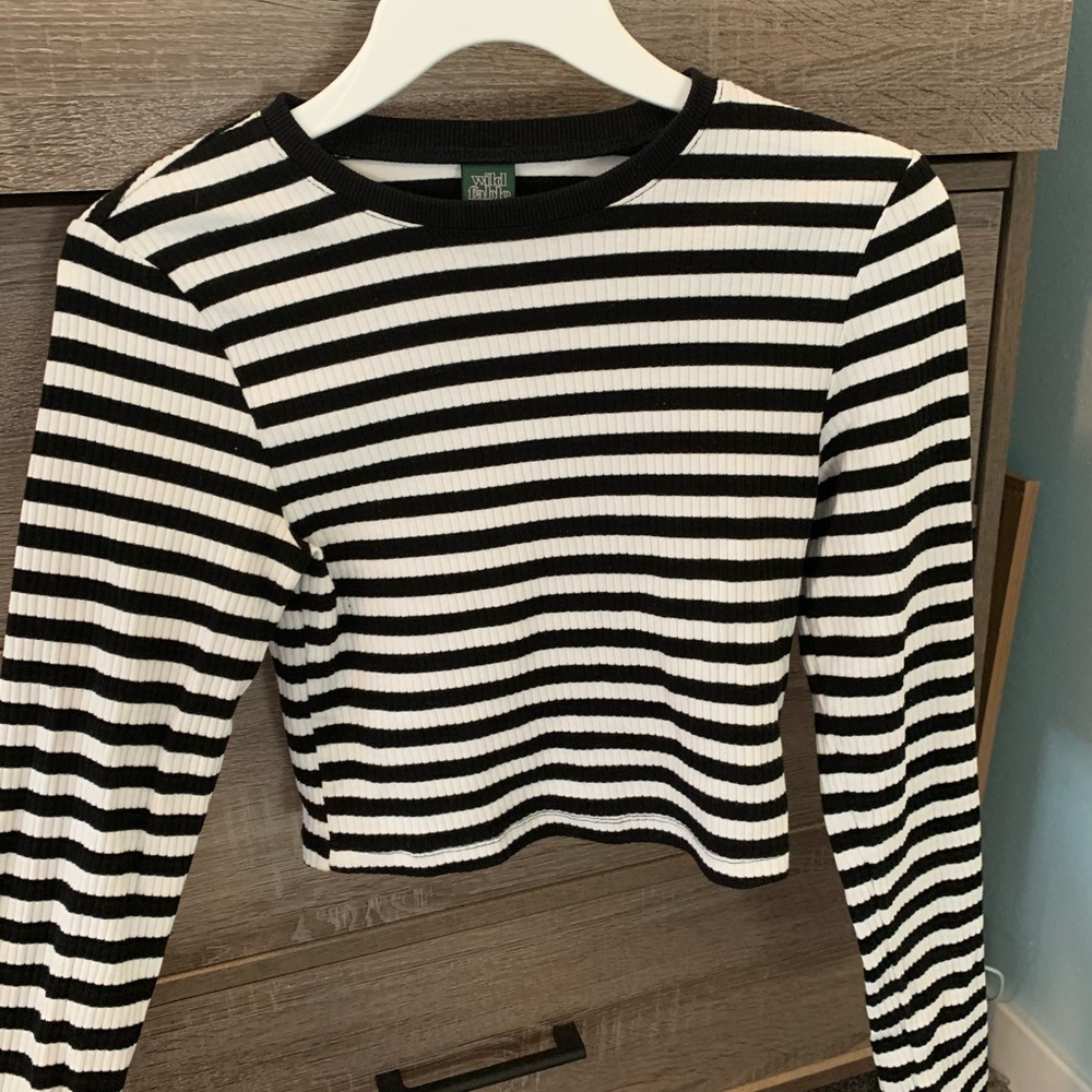 wild fable cropped shirt